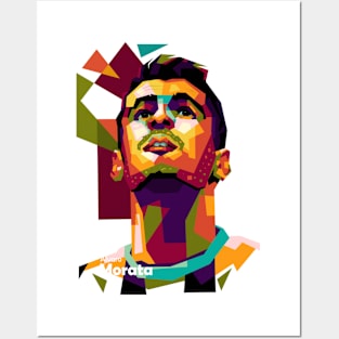 Morata In Wpap Pop Art Posters and Art